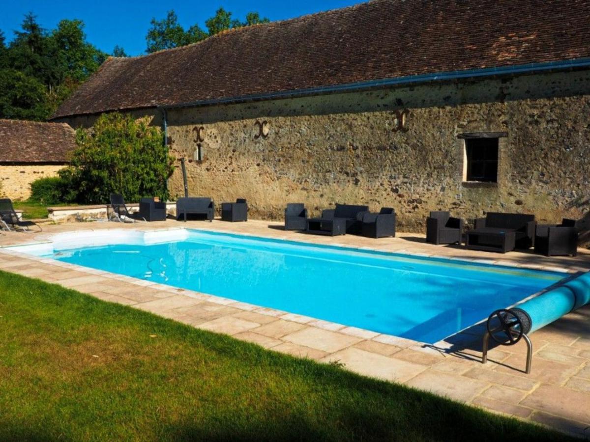 Gite Authentique Avec Piscine Chauffee, Parc Et Chevaux, Au Coeur D'Un Chateau Historique - Fr-1-410-189 Villa Le Tronchet  Exteriör bild